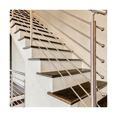 China New Products Modern Hot Sale Customized Horizontal Balustrade Rod Bar Balustrade Stainless Steel Balustrade Flat Bar for sale