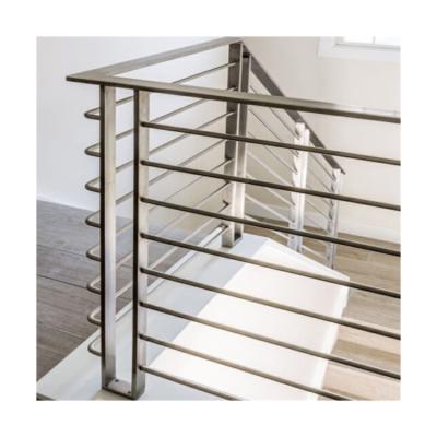 China Modern The Cheapest Rod Bar Fencing Stainless Steel Handrail Factory Supply Cross Bar Railing Direct for sale