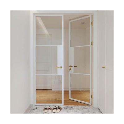 China New Modern Exterior Swing Door Frame Arch Style Swing Door Toilet Industrial Swing Door for sale