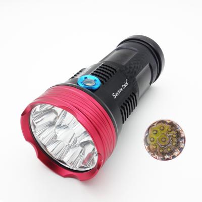 China Camping 20000 Lumens KING 10T6 LED Flash Light 10XCREE XM-L T6 LED Hunting Camping Flashlight Torch Light Lantern Torch for sale