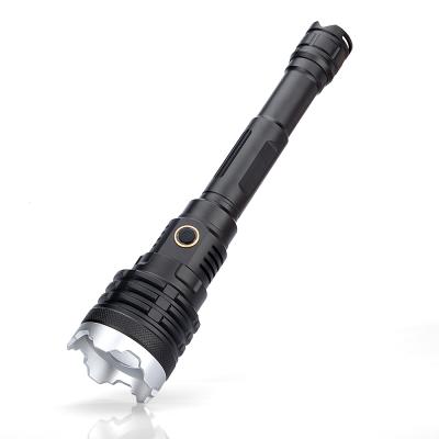 China Zoomable Strobe LED Torch Camping Flashlight 5800 Lumen USB Flashlight 50W Hunting Tactical Flashlight for sale