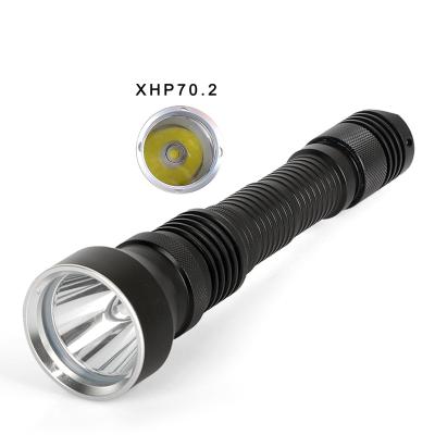 China Industrial Diving Flashlight Waterproof Most Powerful LED Flashlight 6800 Tactical 18650 Lumens Diving Flashlight for sale