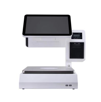 China Capactive Touchscreen Digital POS Machine With Cash Drawer Custom for sale