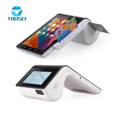 China Contactloze kaartlezer Android Handheld POS-systeemapparaat 16G ODM Te koop