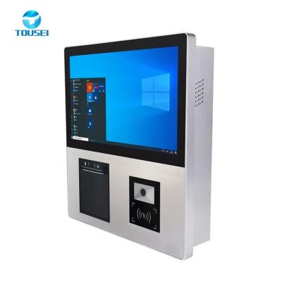 China 15.6 Inch Smart Touch Screen Restaurant Self Ordering Kiosk For Self Payment ODM for sale