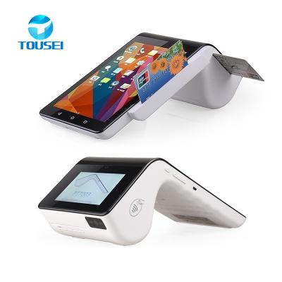 China Draagbare Touch POS Machine Android Systems Swipe Machine NFC Betaling Te koop