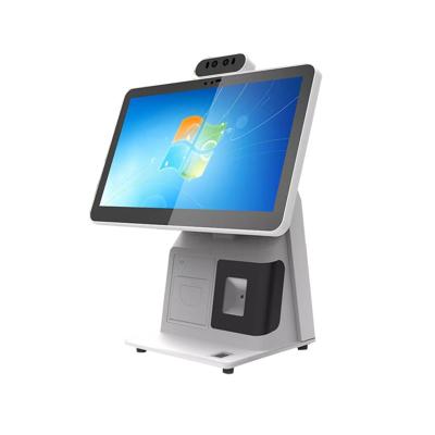 China Dual Screen Desktop POS System Machine Cash Register Machine For Restaurant for sale