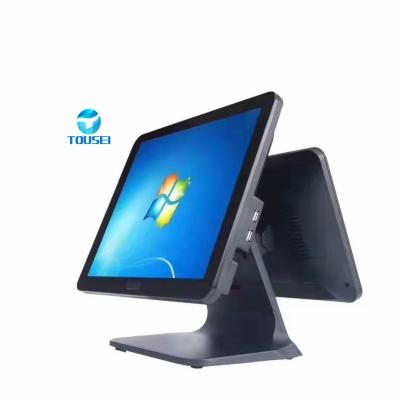 China Dual Monitor Tablet POS Machine System Departmental Store Billing Machine for sale