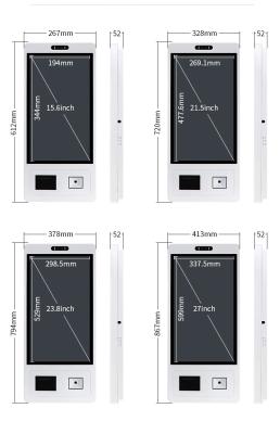 China OEM Self Ordering Kiosk POS Terminal Shopping Terminal Windows System for sale