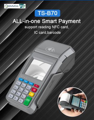 China Smart Bank POS Payment Swipe Machine Handheld NFC IC MSR Terminal for sale