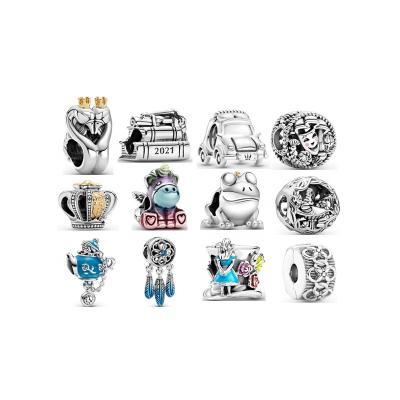 China Vintage wanjun 925 Standard Bracelet Silver Original Logo Charms New For Spring 2021 Mother's Day Fit Pandora Factory Wholesale In Stock for sale