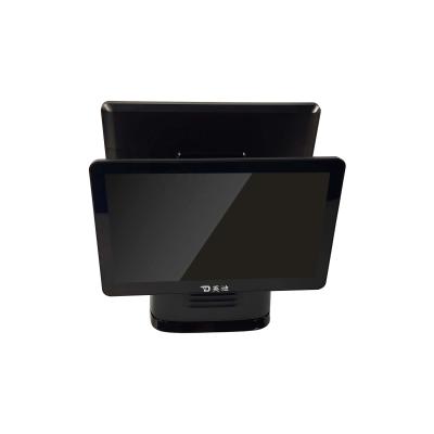 China 15.6 Inch Right Screen Double Display J1900 Touching Pos System Cashier 15.6 Inch LED for sale