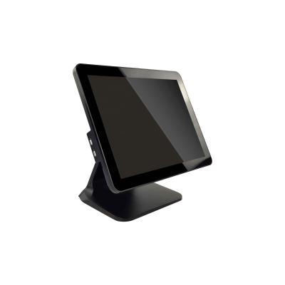 China High End Classic Style Touch POS System Black Cashier For Restaurant 15 Inch for sale