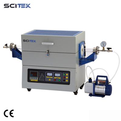 China Alumina ceramic fiber SCITEK Muffle Furnace 24 h online service SIC heater Muffle Furnace for sale