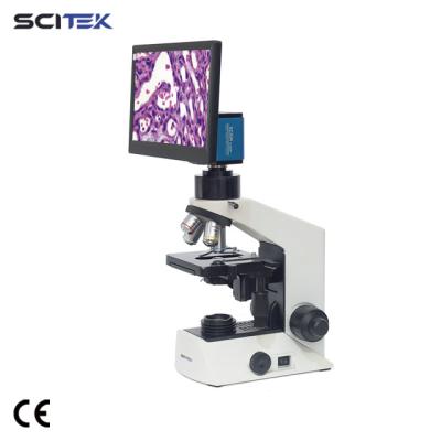 China SCITEK Digital Microscope 3W LED light Digital display Microscope 370x260x470 for sale