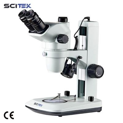 China SCITEK Stereoscopic Microscope in stock Stereo microscope for laboratory 510x360x300 for sale