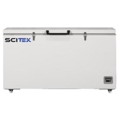 China 304 stainless steel -60 degree Tuna Freezer 120 L freezer horizontal for hospital for sale