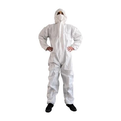 China 2021 PPE Protective Suit Ppes Coverall Disposable Chemical Medical Suits High Quality Disposable Protective Suit for sale