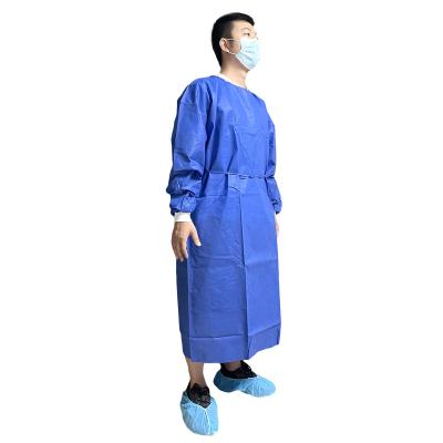 China Normal Isolation Gown Heavy Duty Polypropylene Isolation Gowns (Non Sterile / Surgical) Type 4 for sale