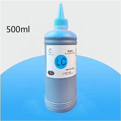 China Cost Effective High Quality PET 500ml High Impact Resistance Printer Ink Printer Refill Ink Copy For Bottles for sale