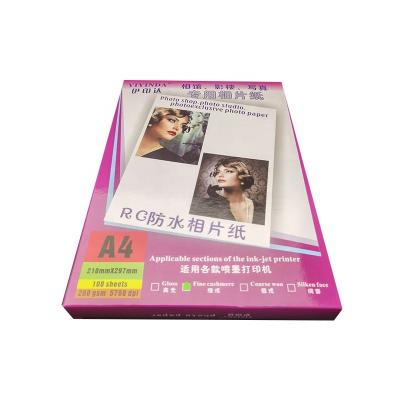 China Glossy Matt Photo A3 260g 100sheets Inkjet RC Photo Paper Matte Glossy Double Sided Waterproof for sale