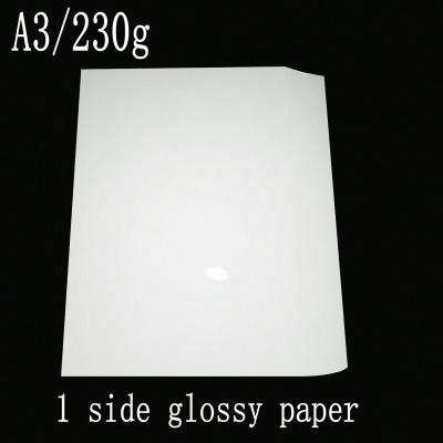 China Wood Pulps A3/230g 1 Side High Gloss Photo Paper factory wholesale, OEM production in Guangzhou, China for sale