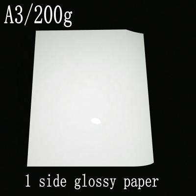 China Wood Pulps A3/200g 1 Side High Gloss Photo Paper factory wholesale, OEM production in Guangzhou, China for sale