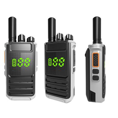 China Two Way Radio Type-C Handheld Display VOX Support Charger Without Walkie Talkie LCD License For Hunting 8800mAh for sale