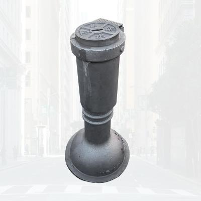 China Gray Cast Iron Customized Outdoor Ductile Cast Iron Box Water Round Water Meter Box Control Valve Box Underground Garden Irrigation for sale