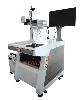 China Plastic UV Laser Marking Machine Stand Type 5w Laser Engraver Te koop