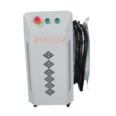 China Compacte vezellaser pulserende reinigingsmachine 220V/50Hz M2<1.2 70KG 500W 100mm*100mm Werkgebied Te koop