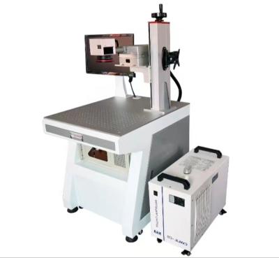 China Máquina de marcação a laser UV profissional de 20 W 110 mm x 110 mm Área de marcação 0,15 mm Tamanho mínimo de caracteres à venda