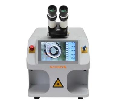 China Precision Laser welding voor juwelen 150kg Gewicht 0,2-2mm Lasdiepte 1064nm Laser golflengte Te koop