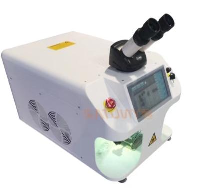 China Precision Jewelry Laser Welding Machine With 0.2-2mm Laser Spot Diameter 0.01mm Positioning Accuracy for sale