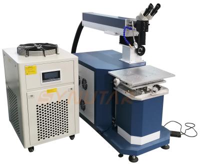 China Water Cooled 1064nm Laser Welding Machine 300mm x 300mm Working Area 0.2-20ms Pulse Te koop