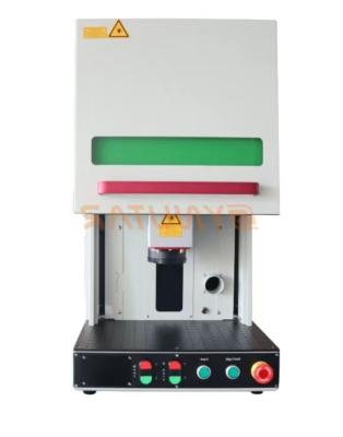 China Precision Fiber Laser Marking Machine for Small Details 20W-100W Laser Power Air Cooling System for sale