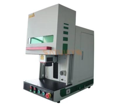 China Air Cooled 1064nm Table fiber laser marking machine with 0.2mm Character Height for sale