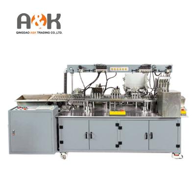 China Stationery Qingdao A&K Automatic Ballpoint Pen Ink Refill Bagging Machine for sale