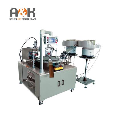 China Automatic Stationery A&K Clip Two Color Pen Barrel Pad Printing Machine for sale