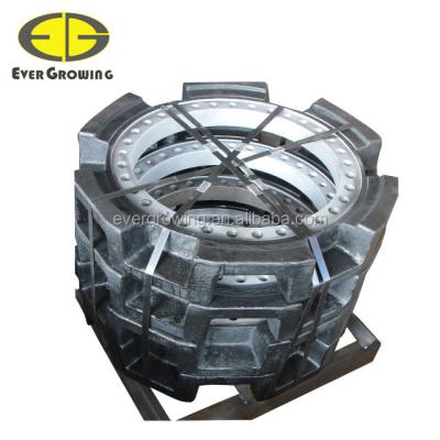 China CC400 100T CC400 Crawler Crane Sprocket For Lattice Boom Crawler Crane Machinery Parts Manufacturer for sale