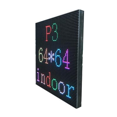 China P3 Indoor Full Color Led Panel Display Indoor Stage Led Wall Led Screen Rental Indoor Led Display for sale