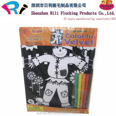 China Children Velvet Coloring Energy Saving Poster for sale