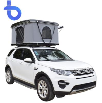 China Extended Type RISE Boarding and Handling 1.25M Trustmade Hard Shell Roof Top Stretch Camper Tent for Car Roof Top Truck Outdoor Camping Tent for sale