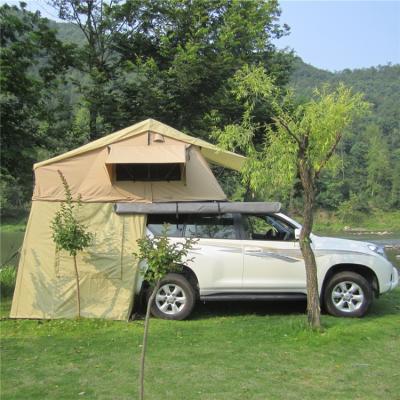 China Extended type 3 person with annex roof top tent for sale