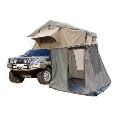 China Extended type Cheap-roof-top-tent new in Spain soft car with annex roof top awning for sale