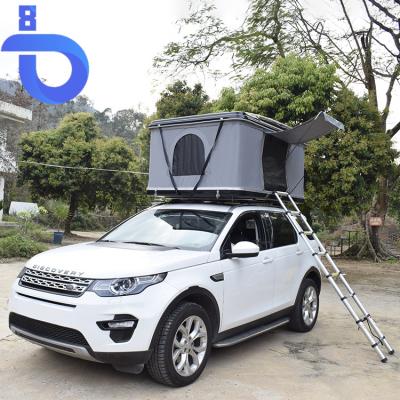 China Extended Type 4 Person Aluminum Hard Shell Fibercarbon Camping Tent Car Roof Top Price for sale