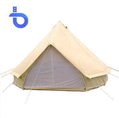 China Extended Type RISE Luxury SC Glamping Tent 3M 4M 5M 6M 7M Cotton Canvas Glamping Bell for Party Outdoor Camping Shelter Tent for Travel for sale