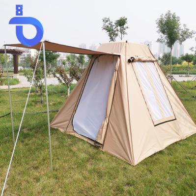 China Extended Type RISE Deluxe Outdoor Felx Family Tent Big Bow Spring Loot Bar Booty Tent Cot Camping SC Custom Canvas Tent for sale