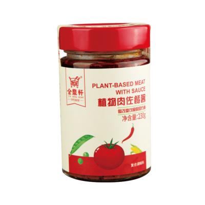 China New Flavor Tasty Chinese Hotpot Seasoning Noodle Sauce Spicy Chili Sauce Plant Based Meat With Sauce for sale