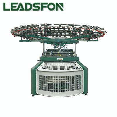 China Jerssey Three Weft Open Single Yarn Width Leadsfon Circular Knitting Machine For Fleece for sale